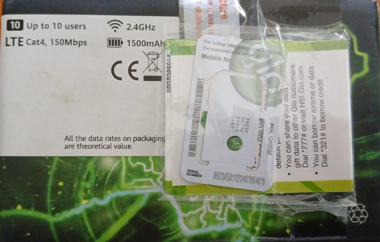 4G GLO LTE MIFI